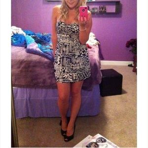 Cute tribal print date night dress